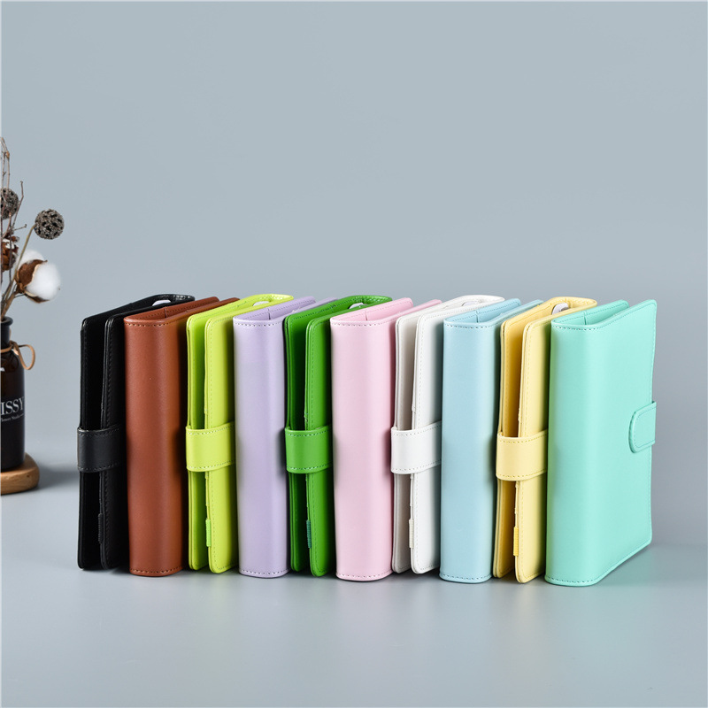 Vintage Leather Journal Notebook - Carpeta de cuero PU de Color