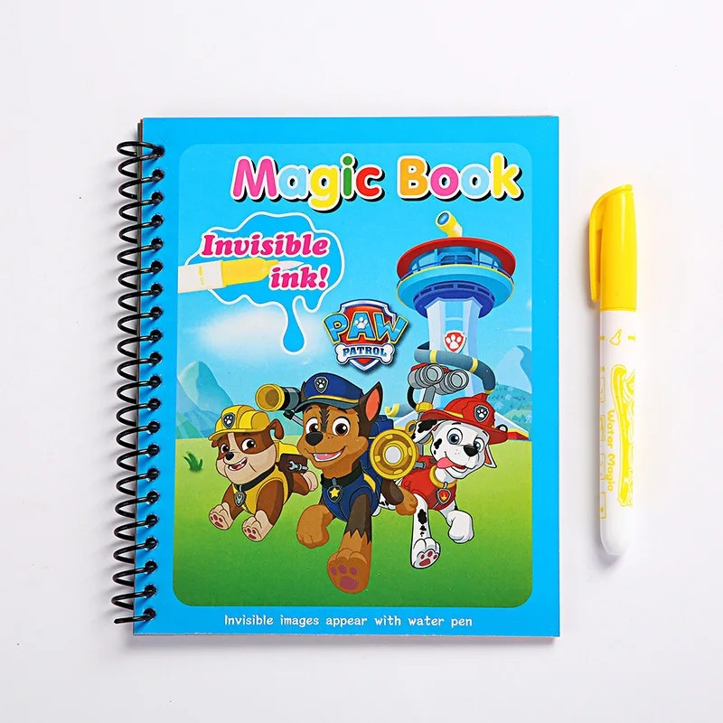 Reusable Water Magic Coloring Book - Libro de Dibujo Mágico con Agua